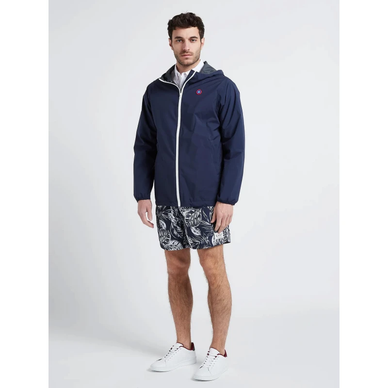 Veste Imperméable Courte Passy Indigo Bleu - Flotte – Image 3