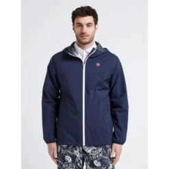 Veste Imperméable Courte Passy Indigo Bleu - Flotte