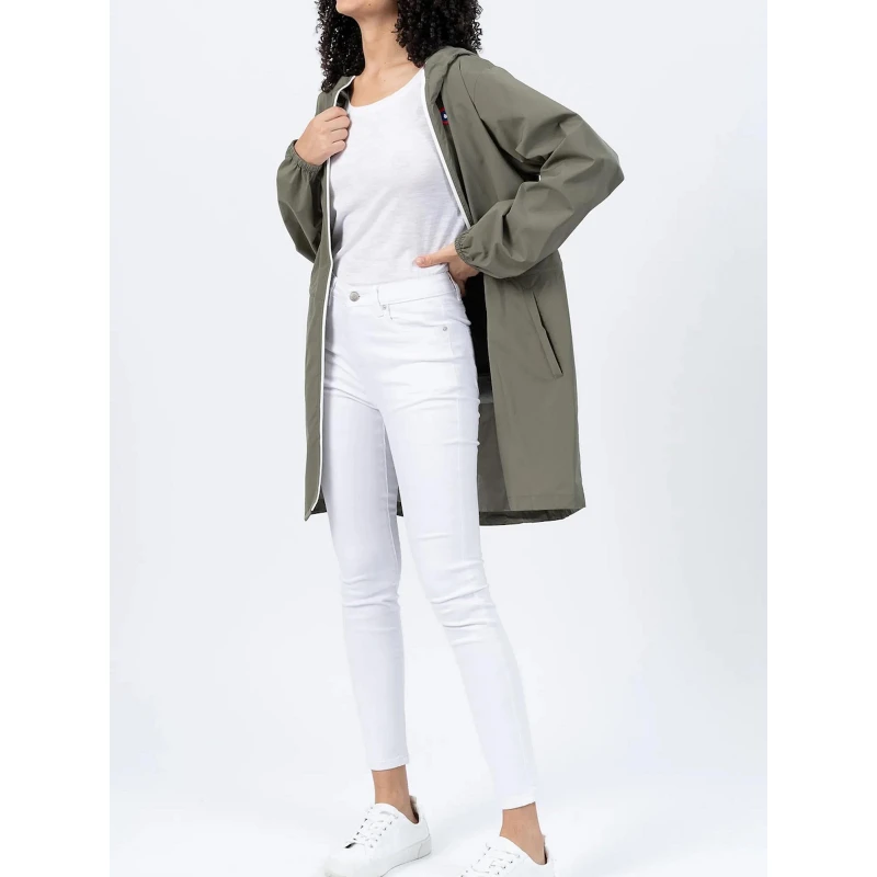 Veste Imperméable Longue Amelot Kaki - Flotte