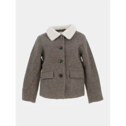 Veste Mattie Petits Carreaux Vert Femme - La Petite Etoile