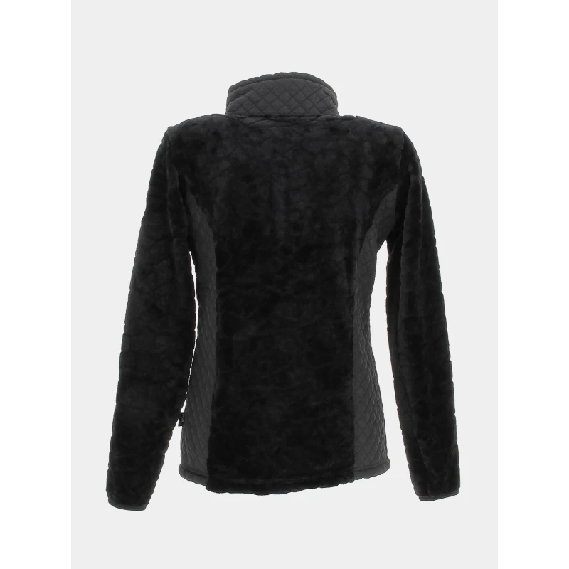 Veste Polaire Bi-matière Vienne Noir Femme - Angele Sportswear – Image 2